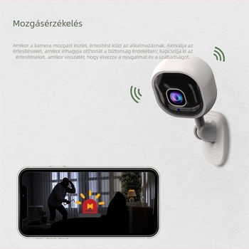 A3 1080p vezeték nélküli biztonsági kamera kétirányú interkommal