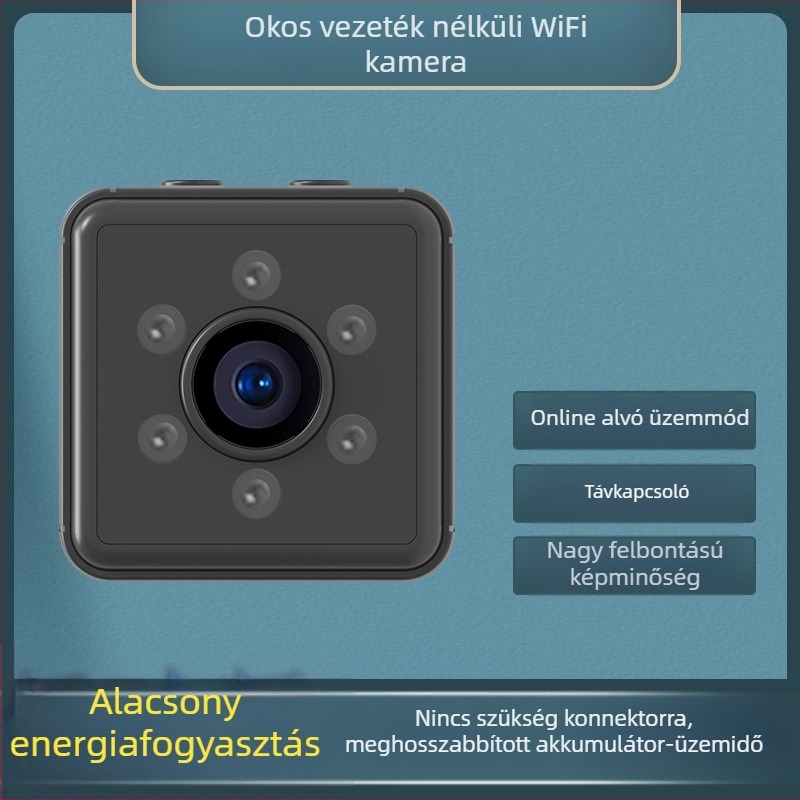 Vezeték nélküli otthoni okos kamera távoli megfigyeléssel, 1080p HD