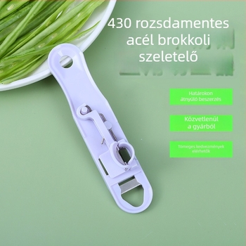 Multifunkcionális zöldségvágó: reszel és vág zöldségeket csíkokra vagy kockákra