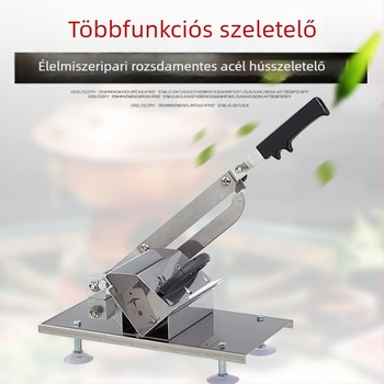 Kézi háztartási szeletelő marha- és bárányhúshoz, szeletekhez, tekercsekhez és reszeléshez