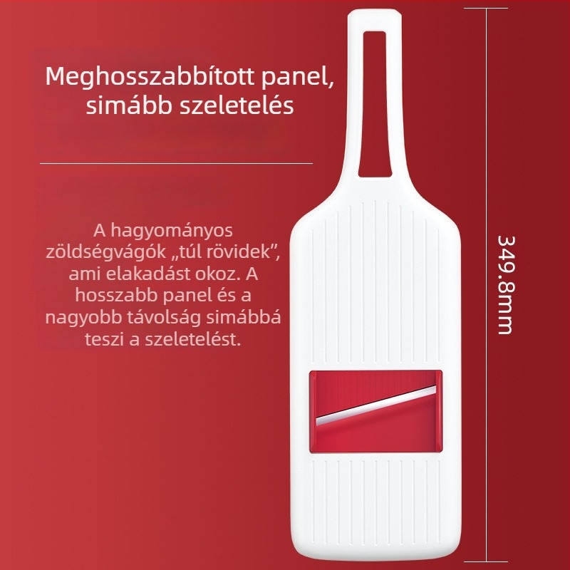 Multifunkcionális konyhai vágóeszköz zöldségekhez, reszelő burgonyához és szeletelő