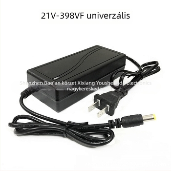 21V Li-ion akkumulátor töltő elektromos szerszámokhoz, 2A gyors töltés, DC21V kimenet