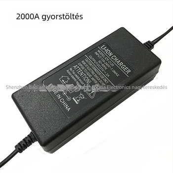21V Li-ion akkumulátor töltő elektromos szerszámokhoz, 2A gyors töltés, DC21V kimenet