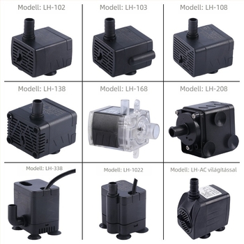 LH-103 Mini merülő vízszivattyú háziállat itatójához, 5V, fehér, hidroponikához
