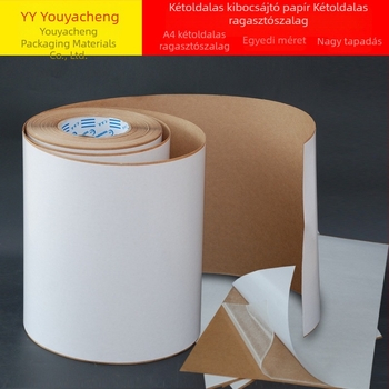 A4 méretű kétoldalas ragasztó lapok, téglalap alakú, négyzet vagy kör formájú, 50 lap