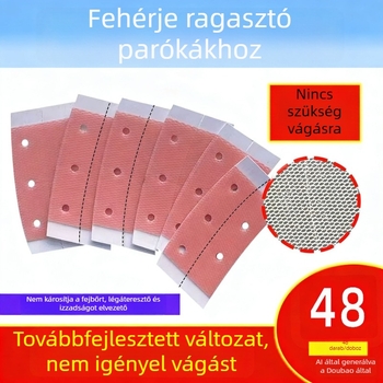 Kétoldalú paróka-szalag – vágás nélküli ragasztófilm, lélegző, vízálló, izzadásálló, láthatatlan, megakadályozza a paruka leesését