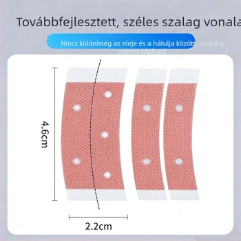 Kétoldalú paróka-szalag – vágás nélküli ragasztófilm, lélegző, vízálló, izzadásálló, láthatatlan, megakadályozza a paruka leesését