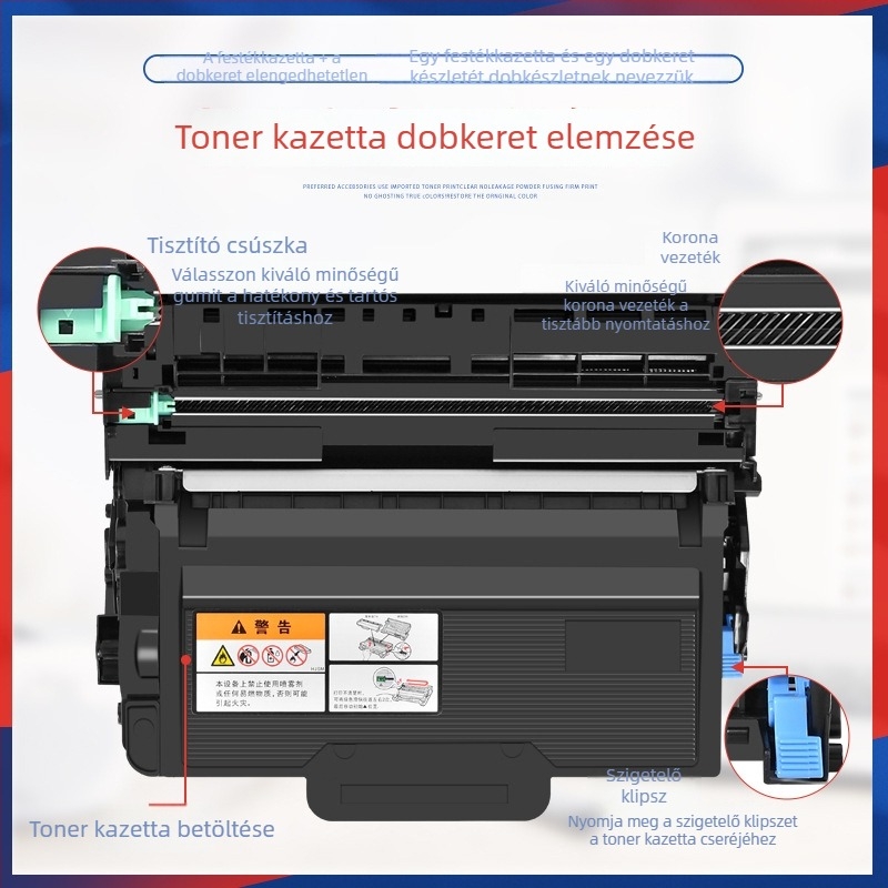 TNP76 tonerkazetta Konica Minolta Bizhub 4000i/5000i-hoz — TNP75 henger