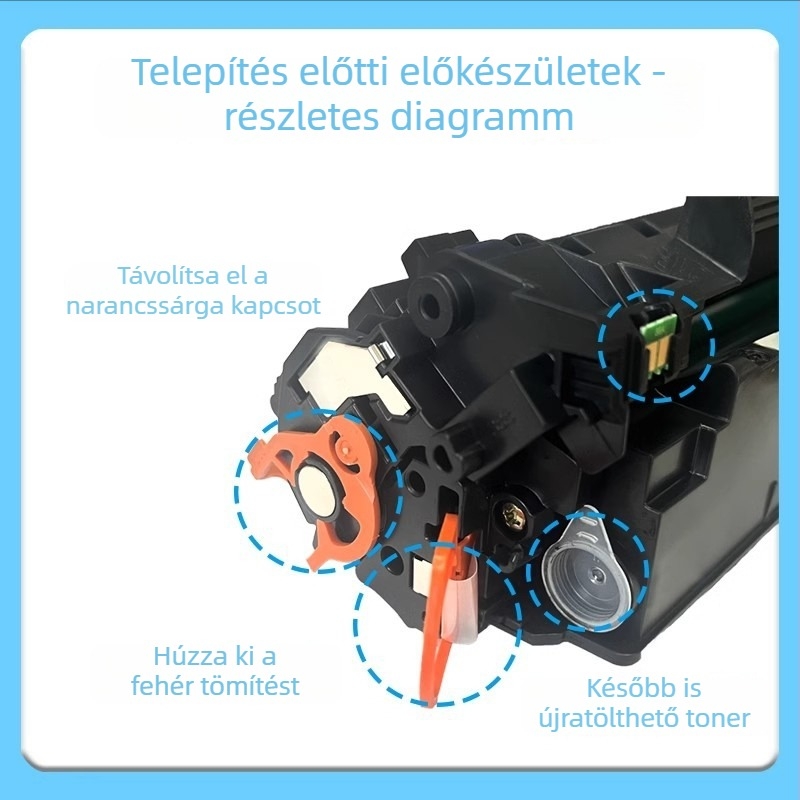 Qisheng HP W1660A tonerkazetta, kompatibilis HP1008w, 1188w és 1136w nyomtatókhoz (új)