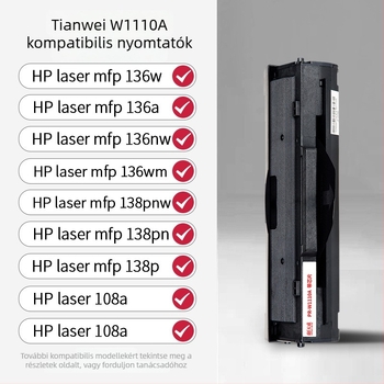 Tianwei W1110A tonerkazetta HP M136W, 108A, 138NW, 135W nyomtatókhoz