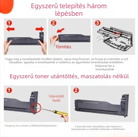 Tonerkazetta Fuji Xerox B230-hoz, kompatibilis B235 és B225 modelllekkel; 006R04400 tonerkazetta és 013R00691 tonerdob