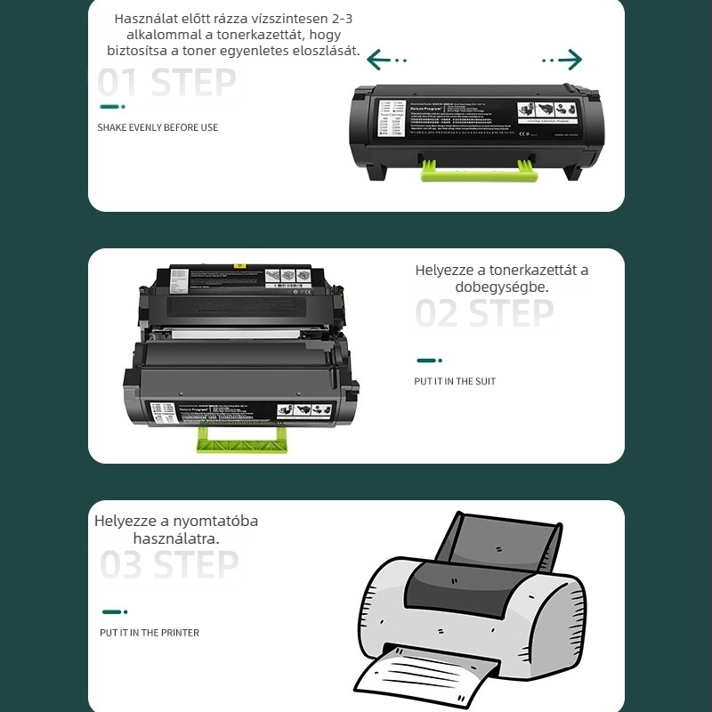 Toner kazetta Lexmark MS711dn, MS710, MS810de/MS812dn, 52D1H00