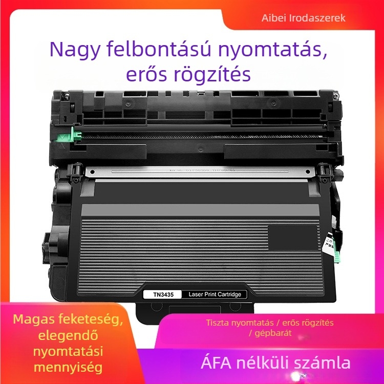 Kompatibil TN3435 toner kazetta Brother MFC-8535DN-hez, HL-5580D TN3485 dobegység