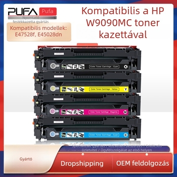 W9090MC tonerkazetta HP Color LaserJet E45028DN és E47528F-hez, tonerképpel