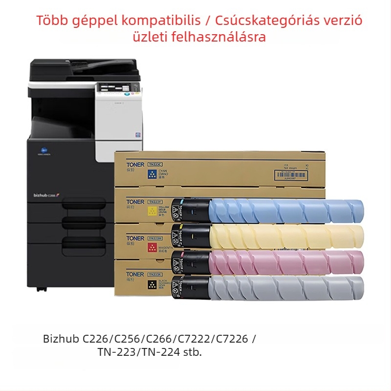 Konica Minolta Bizhub C226/C256/C266/C7222/C7226 TN-223/TN-224 tonerkazetta (Vállalati verzió)