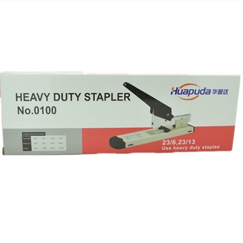 Huapod 0100 Nehéz tűzőgép, 120 oldal kapacitás, 23/13 kompatibilis