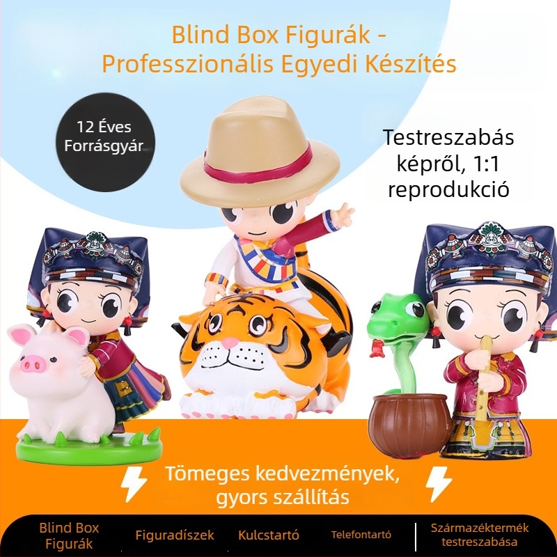 Személyre szabott gyanta figurka – díszfigura és PVC zománcozott kabala