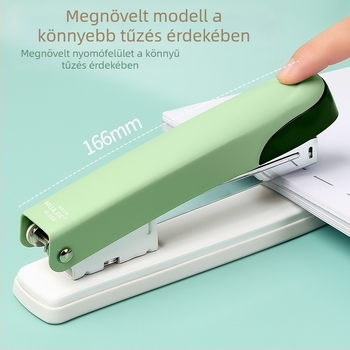 Huajie kímélő, hosszított irodai tűzőgép, No. 12, 24/6 és 26/6, diákoknak