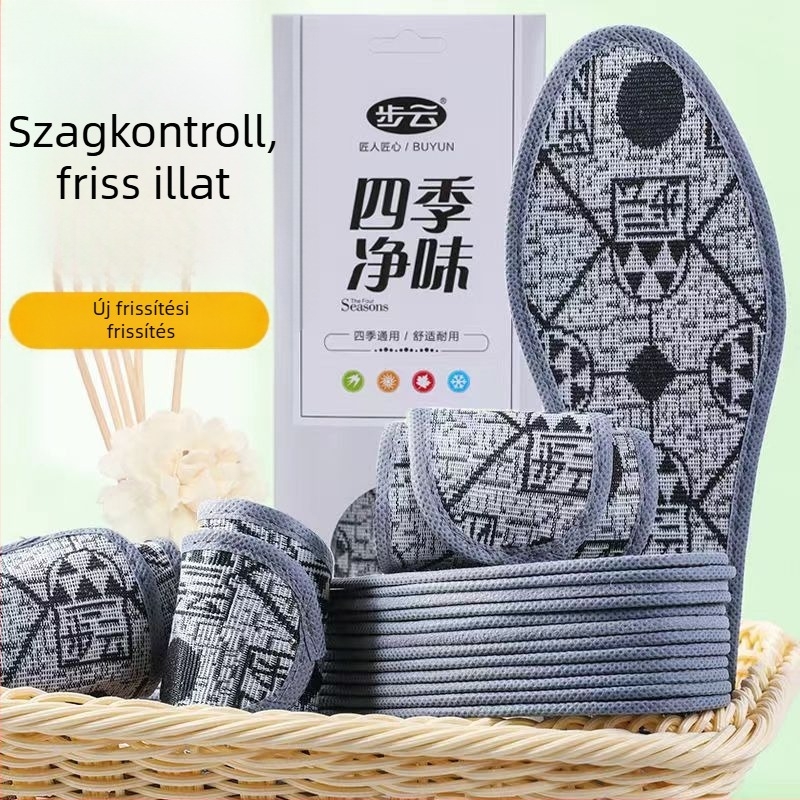 Bu Yun szagtalan talpbetét 2005, négy évszak, izzadságfelszívó, lélegző, uniszex