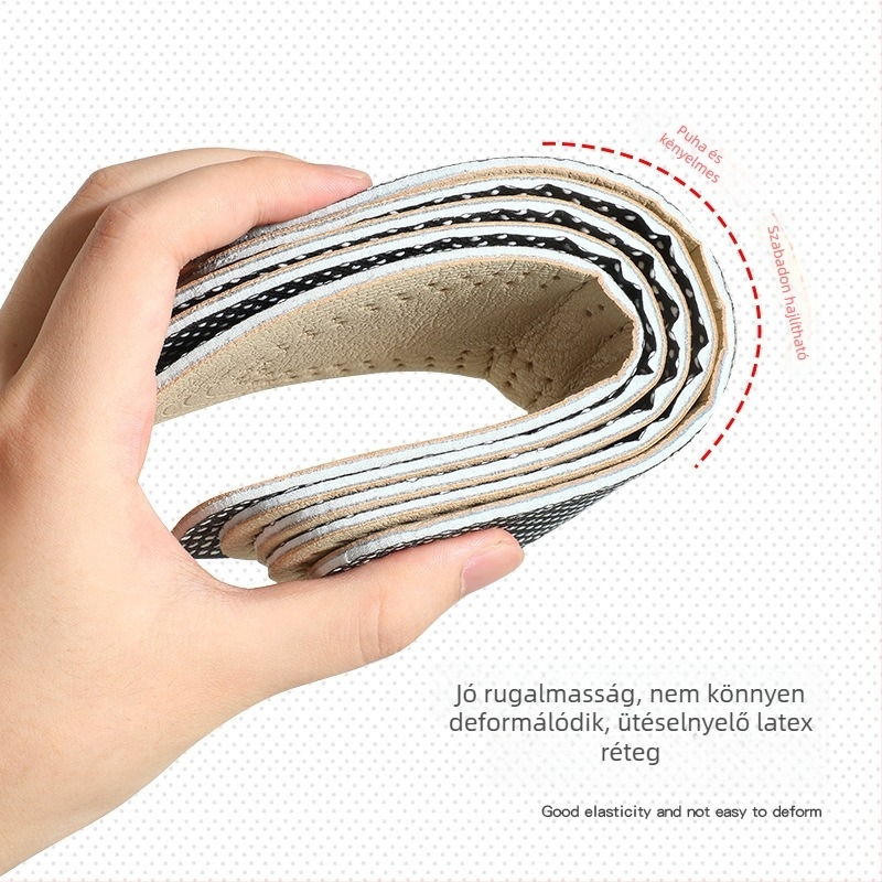 Borjúbőr gyermek talpbetét, szabható, légáteresztő, izzadságot felszívó, antibakteriális, szagtalanító, csúszásmentes, sportos bőr talpbetét