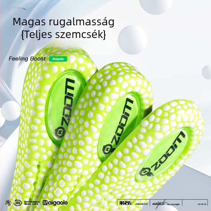 Sportcipő talpbetét magasságot növelő, szagtalanító, izzadságot elnyelő, ütéscsillapító popcorn-hatású, teljes talpbetét, lélegző, férfiak és nők számára