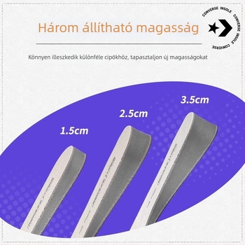 Láthatatlan magasságnövelő talpbetét nőknek vászoncipőkhöz; teljes hosszúságú, puha hosszú állásért; Martin bakancsokhoz vastagított; könnyű férfiak számára