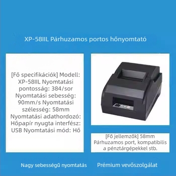 XP-58IIL Bluetooth termos nyomtató nyugtákhoz – szupermarketek, közétkeztetés és szállodák