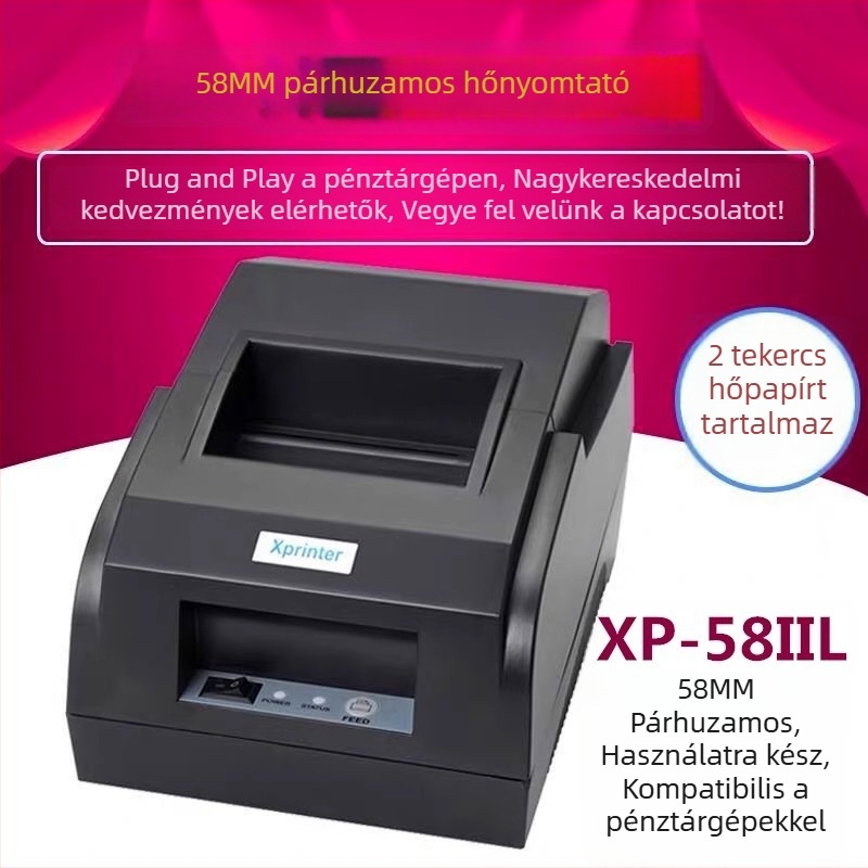 XP-58IIL Bluetooth termos nyomtató nyugtákhoz – szupermarketek, közétkeztetés és szállodák