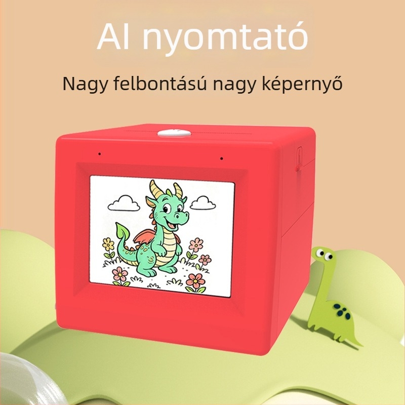 Q15 intelligens AI nyomtató — hordozható gyerekeknek, érintéses képek nyomtatása és hangalapú dialógus
