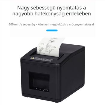 80 mm-es termikus nyomtató konyhai nyugtákhoz, többnyelvű támogatás