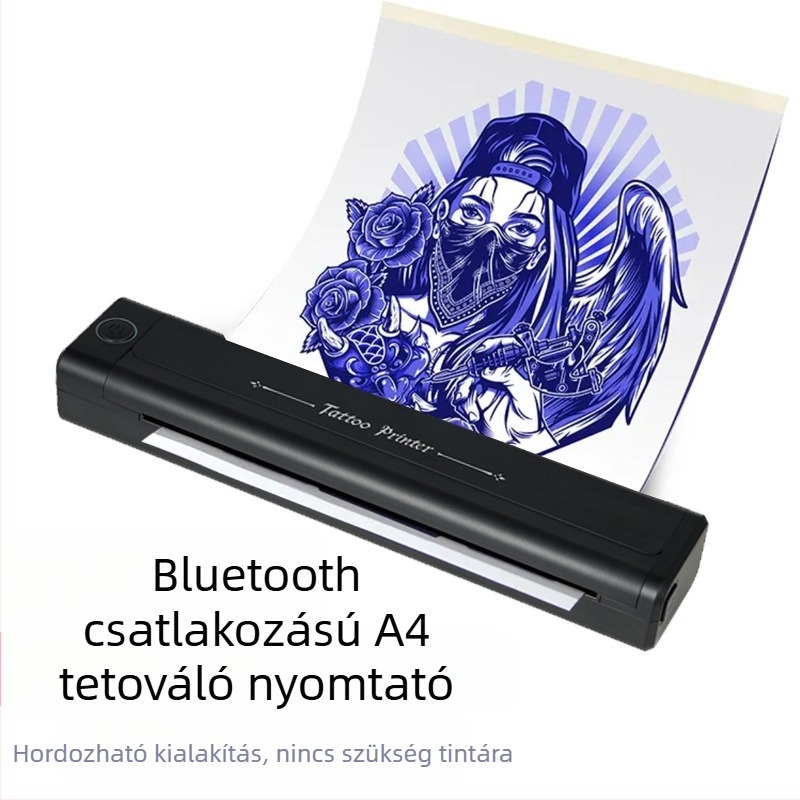 Tattoo nyomtató – Bluetooth hőnyomtató, kompakt, telefonhoz csatlakoztatható
