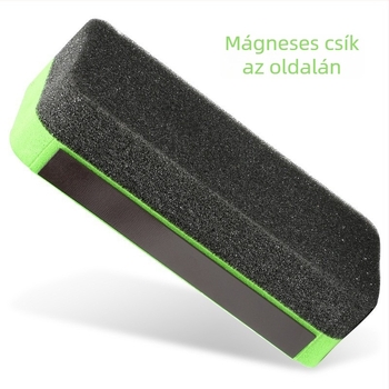 Deli 7840 Színes mágneses kettős használatú fehér tábla és fekete tábla radír, mágneses oldallal