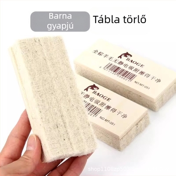 Filcből készült, többfunkciós táblatörlő krétatáblához és rajztáblához, tartós, kiváló minőségű