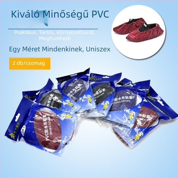 Vízálló cipővédő, megerősített csúszásgátló réteg, por- és esővédő, többszöri használatra, géppel mosható