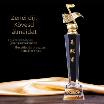 Kristálytrofea zenés versenyekhez: zongora- és énekversenyek, zenei motívummal