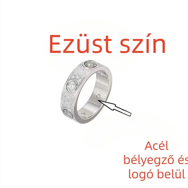 Párgyűrű titánium-acélból, széles és keskeny dizájn, rózsaarany bevonat, női divat ékszer