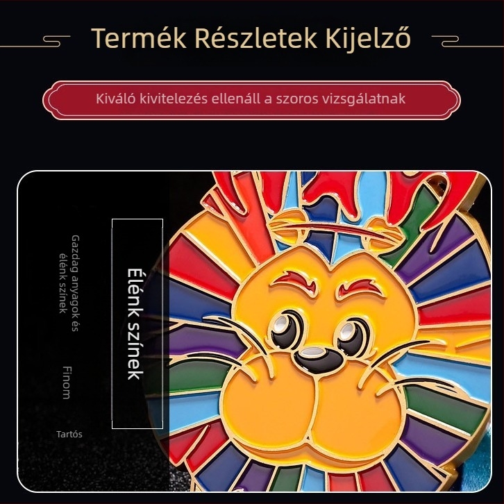 Fém emlékérem maratonra, futásra, túrázásra és kerékpározásra – járványellenes témájú emlékérme