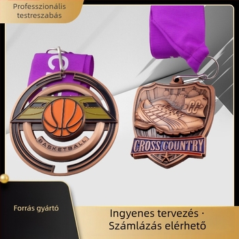 Személyre szabott fém érmek városi maratonokra és hegymászási eseményekre, zománcos plakettekkel