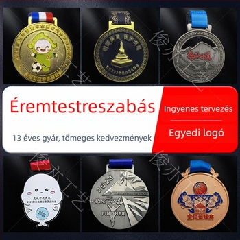 Maratoni bronz fémmedália tollaslabda, röplabda, futball, kosárlabda és taekwondo versenyekhez – testre szabható