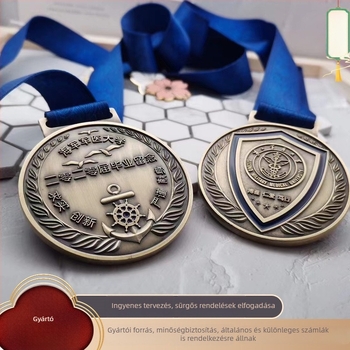 Személyre szabott érmek maratonokra és iskolai sporteseményekre – arany, ezüst és bronz
