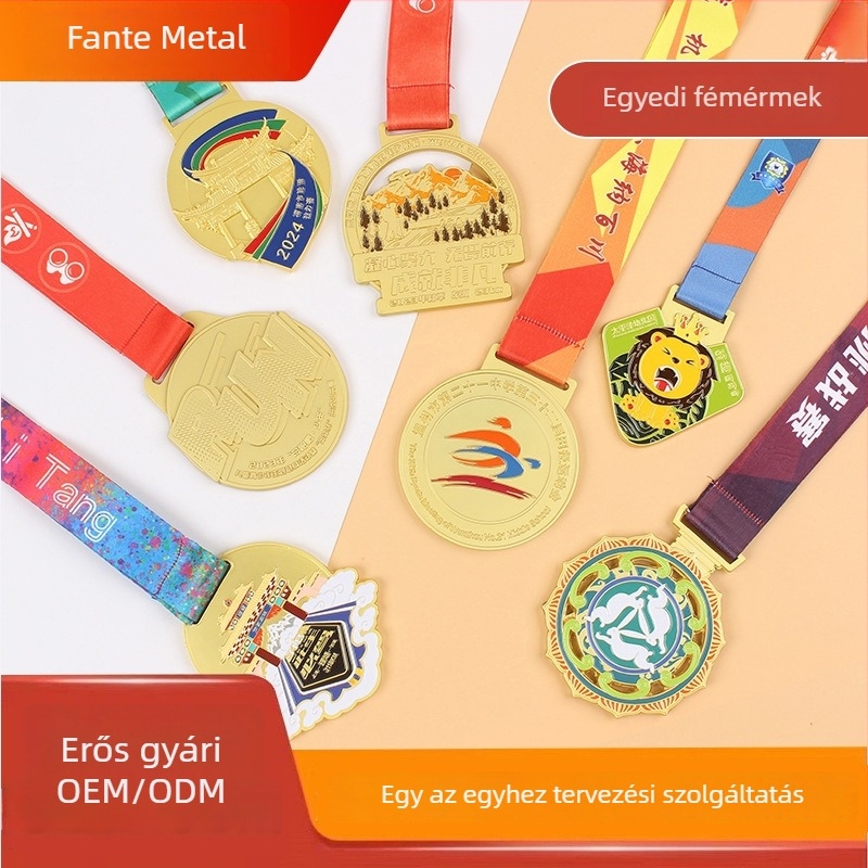 Személyre szabott fém érmek maraton és taekwondo rendezvényekhez