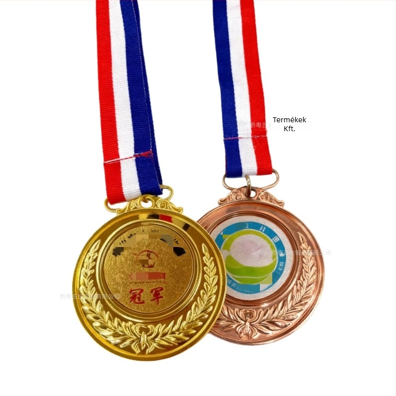 Személyre szabott fém érmek iskolai sporteseményekre – maraton és kerékpáros emlékplakettek arany, ezüst és bronz kivitelben