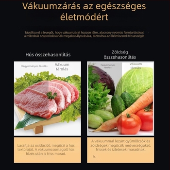 Mini hordozható automata vákuumzáró gép élelmiszerekhez