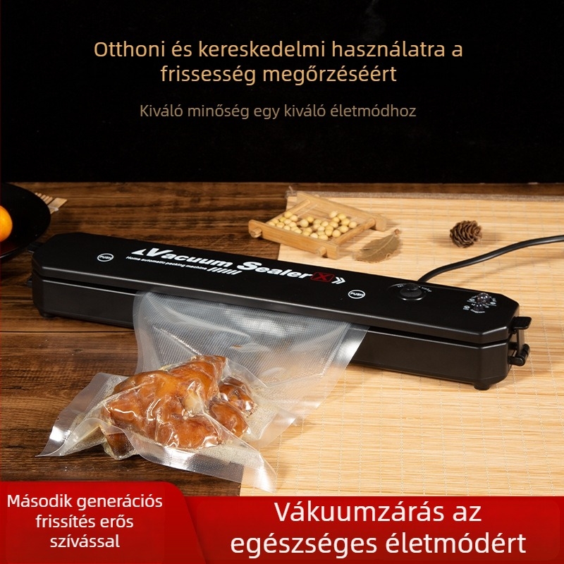 Mini hordozható automata vákuumzáró gép élelmiszerekhez