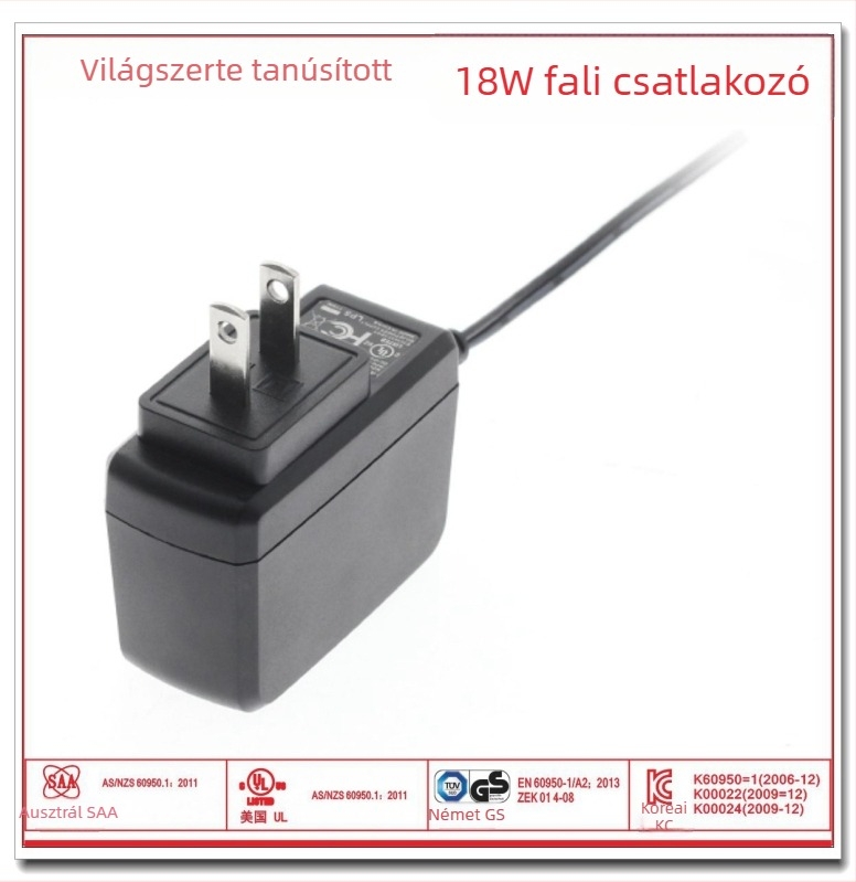 DC tápegység 12V 1.5A / 24V 750mA, okos töltő