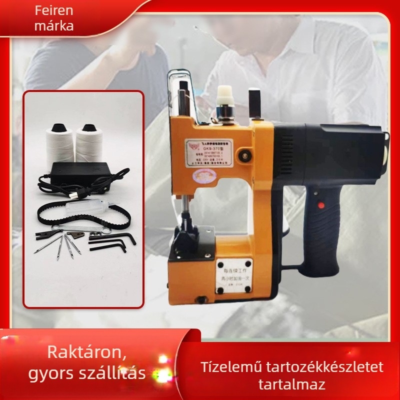Feiren GK9-370 Hordozható szövött zacskók zárógépe, pisztoly-stílusú, elektromos csomagoló gép