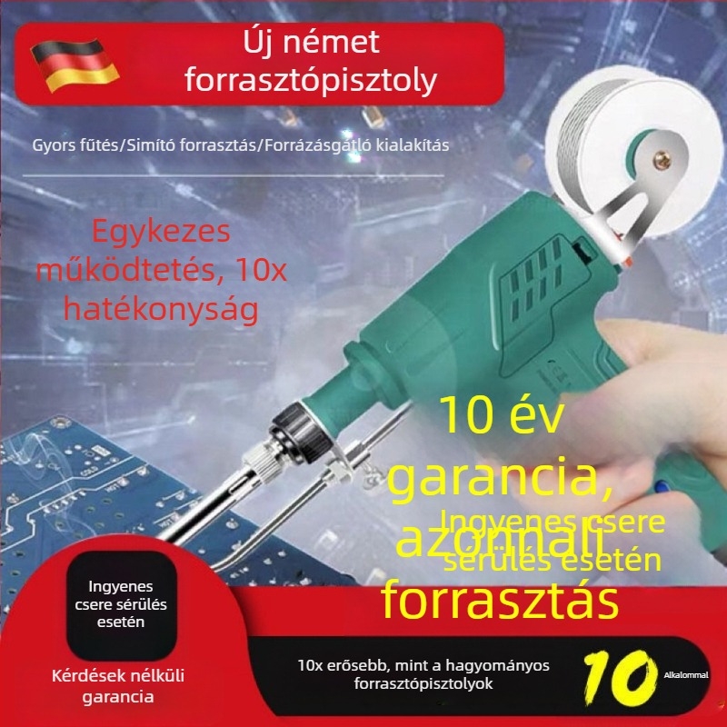 Új, teljesen automata forrasztó gép, kézben tartható forrasztópáka, fénycsík, gyors forrasztó eszköz, forrasztó huzal