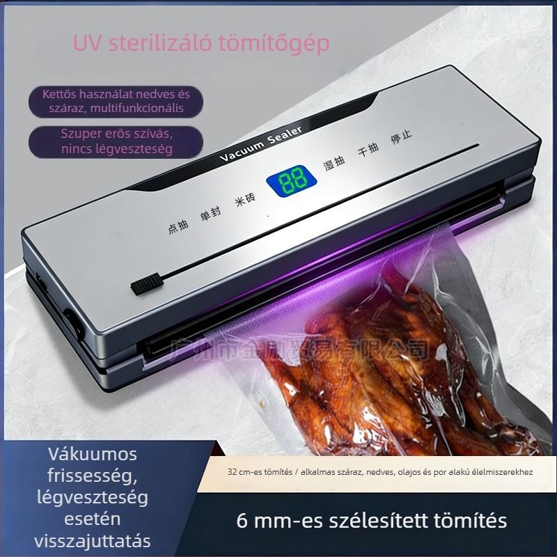 Teljesen automata kompakt otthoni élelmiszer vákuumzáró gép
