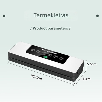 Személyre szabható otthoni vákuumzáró gép élelmiszer-csomagoláshoz – minden egyben, műanyag zárás