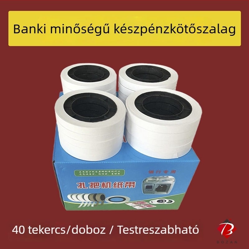Bankjegyek kötőpapírja — univerzális kötőpapír korongos géphez, automatikus alacsony hőmérsékletű kötés